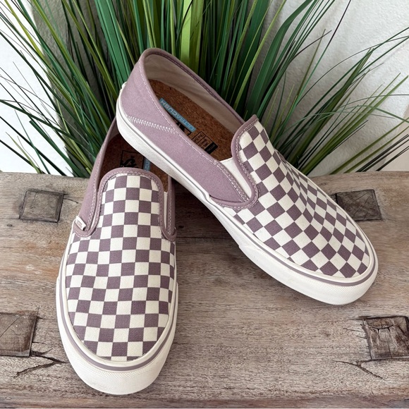 Vans Ultra Cush Checkered Slip-On Sneakers - Picture 3 of 8